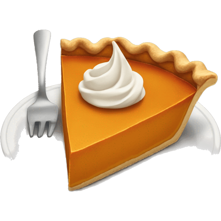 Pumpkin pie emoji