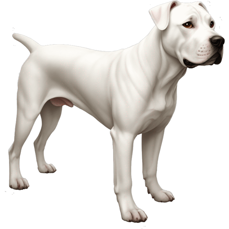 Dogo Argentino Dog Breed Full Body emoji