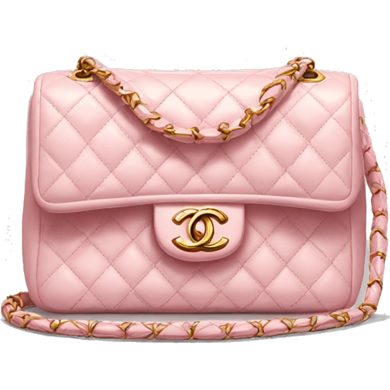 Light pink Chanel bag emoji