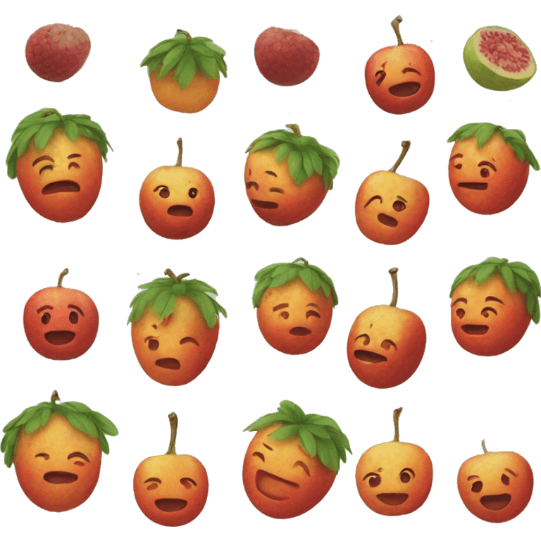 Ciruela  fruta  emoji