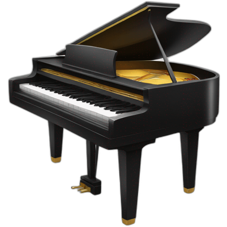 a piano emoji