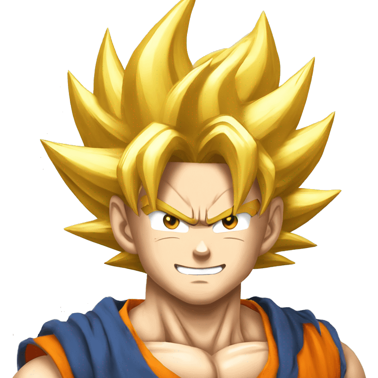 Goku super saiyen gold emoji