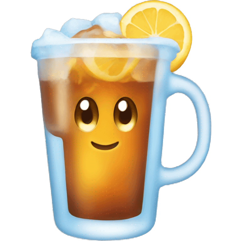 Cold ice tea emoji