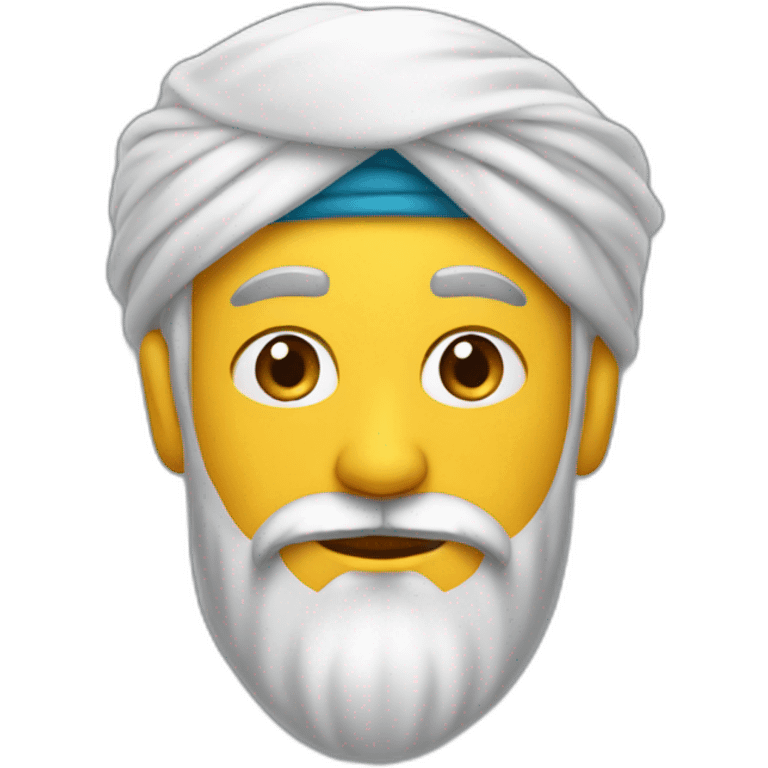 hombre con turbante emoji