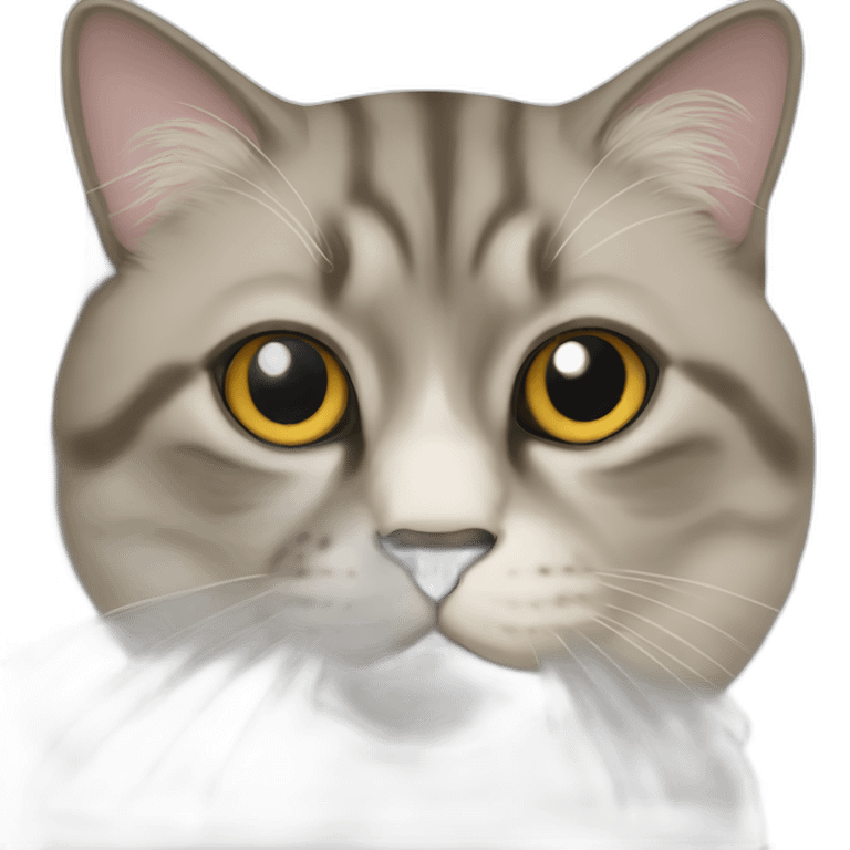 bycolor-cat-with-black-nose emoji