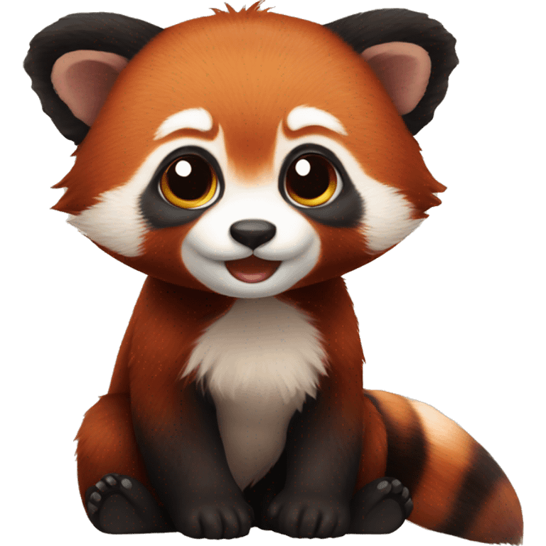 Baby red panda  emoji