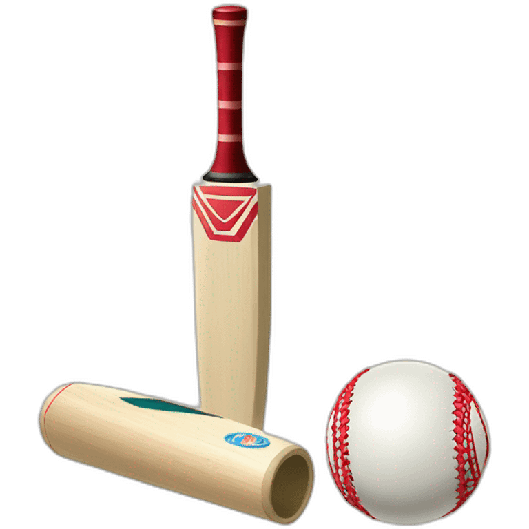 a modern cricket set emoji