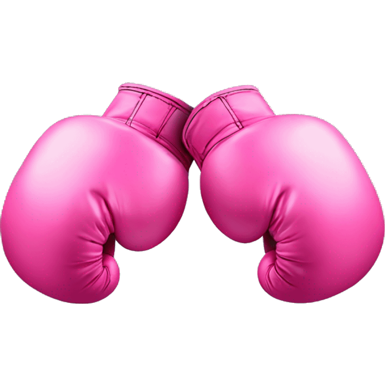 Pink boxing gloves  emoji