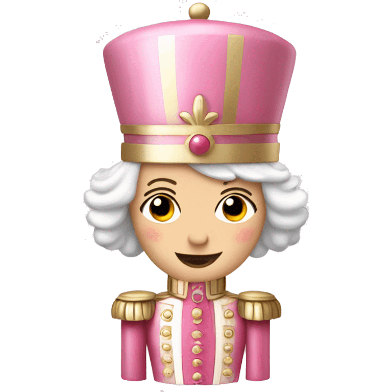 Pink and beige Nutcracker ￼ emoji