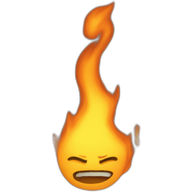 Burning react emoji