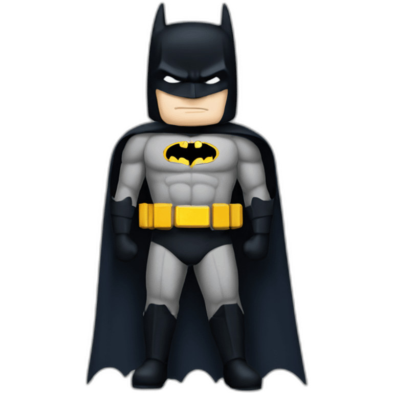 batman in pixels emoji