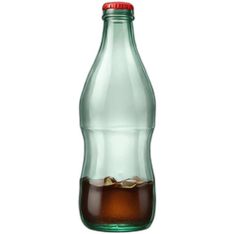 classic clear glass coke bottle emoji