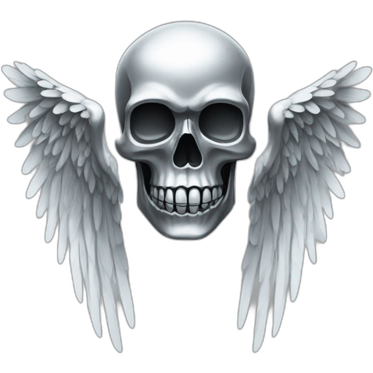 chrome-angel-skull emoji