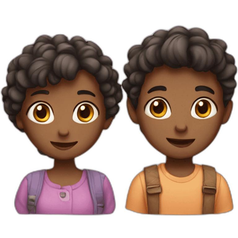 Boy and girl emoji