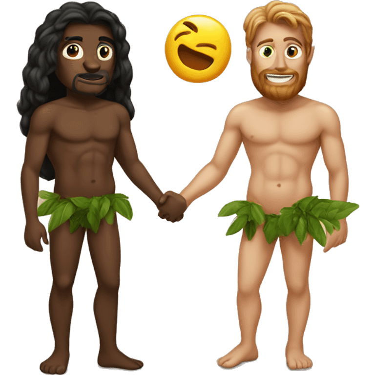 Adam and Eve emoji