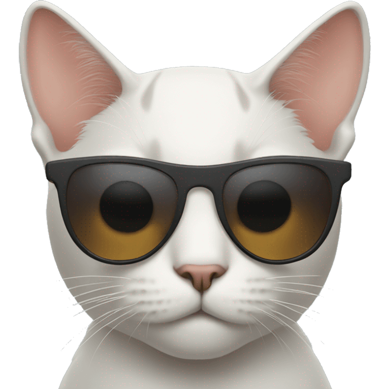 Cat wearing sunglasses emoji