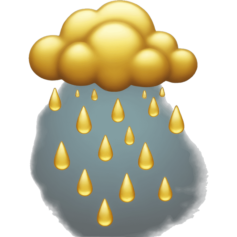 golden rain cloud emoji