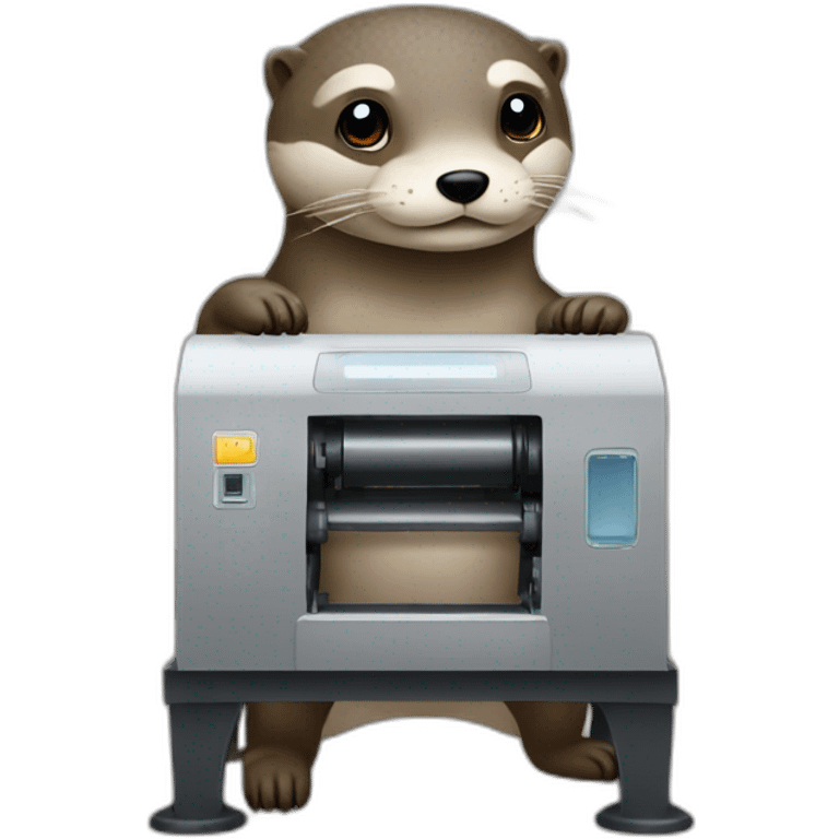 Loutre machine a laver emoji