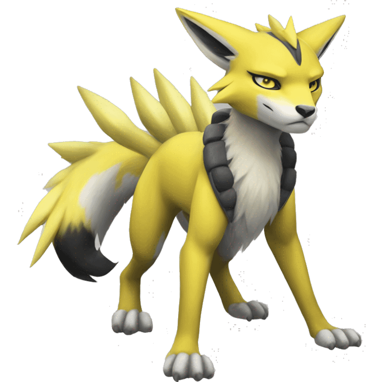 Lombax-Renamon-Zeraora full body emoji