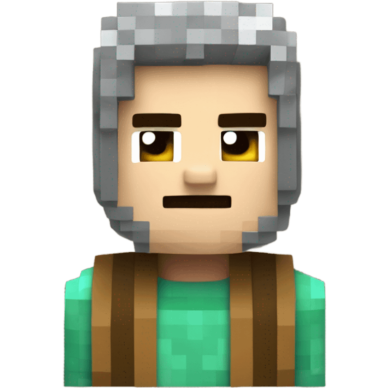 Minecraft Steve emoji