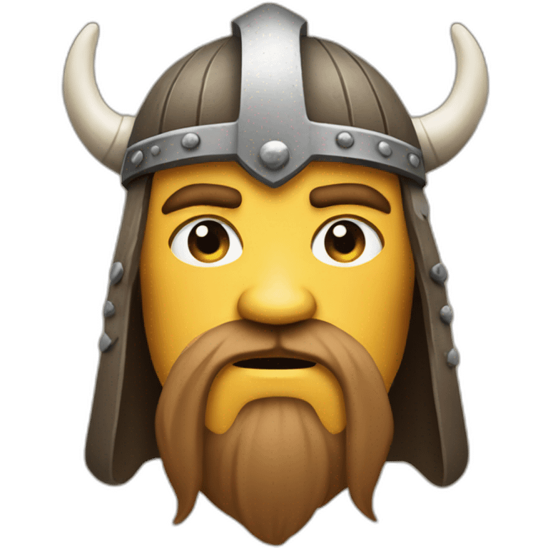 Sad Viking on social media emoji