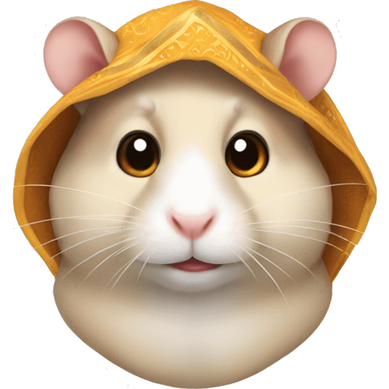 arab male costume hamster head emoji