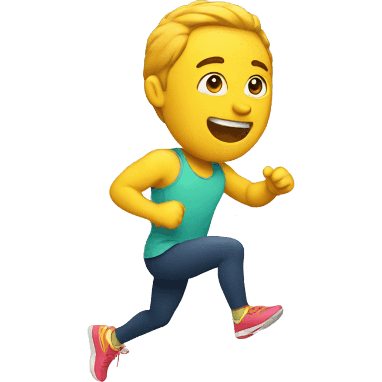 running emoji