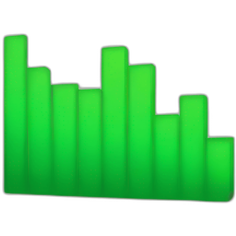 green chart emoji