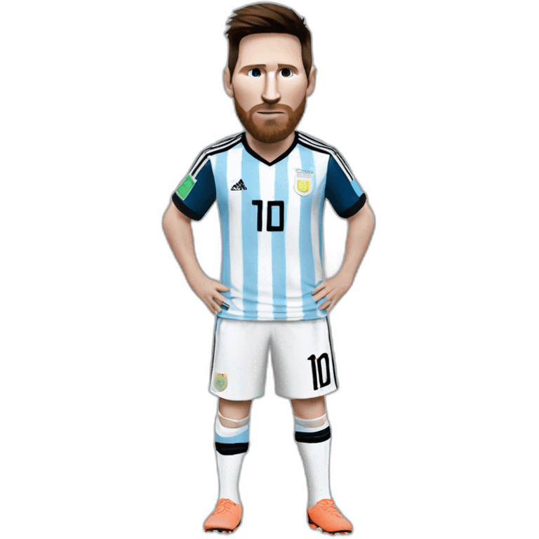 messi argentina free kick emoji