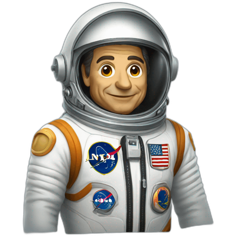 Don Francisco vestido de astronauta emoji