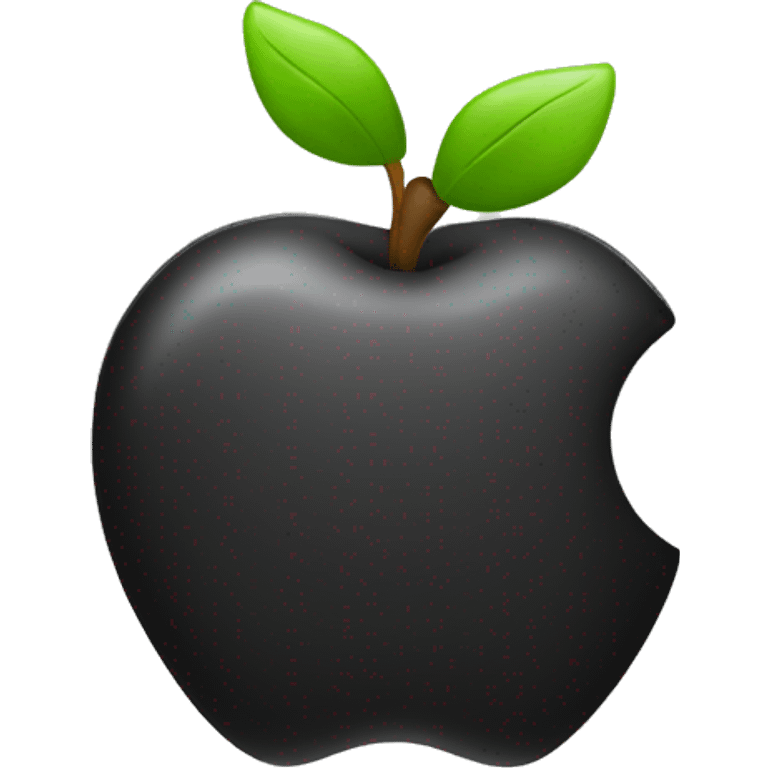 Apple logo black  emoji