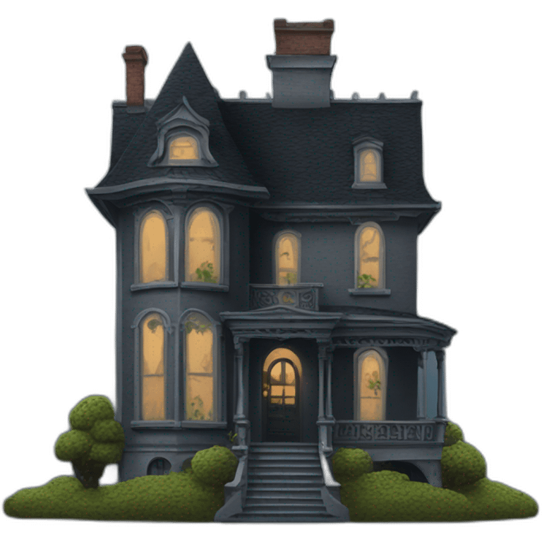 Addams Family house emoji