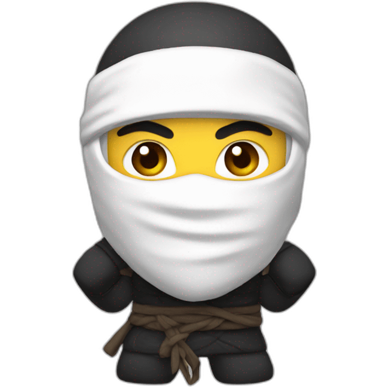 white ninja emoji