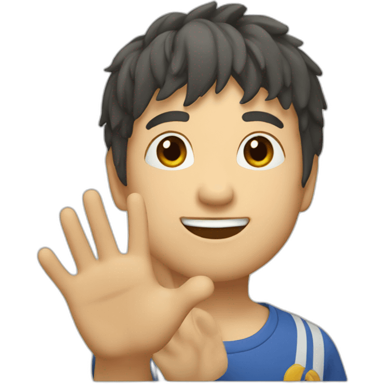 Lu hao hi five emoji