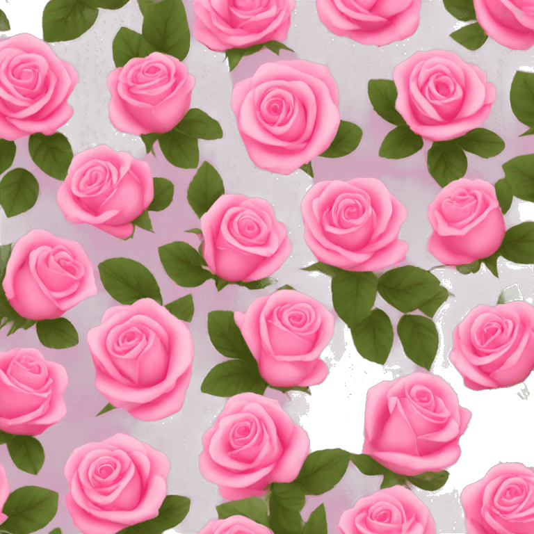 Pink Roses emoji