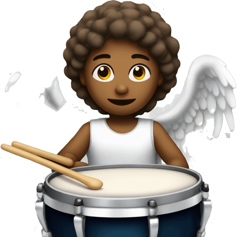 Drumming Angel emoji