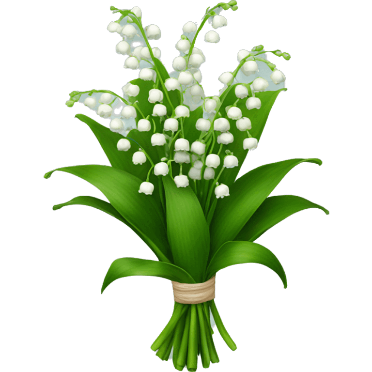 bouquet of lily of the valley emoji