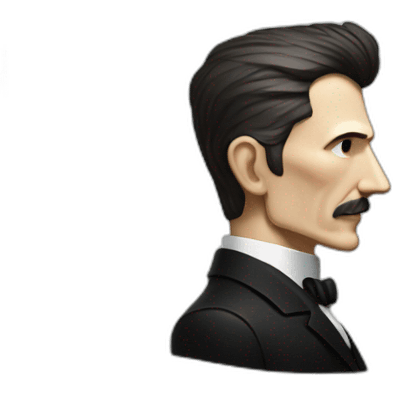 nikola tesla side view emoji