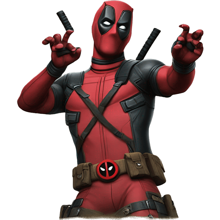 deadpool dancing emoji