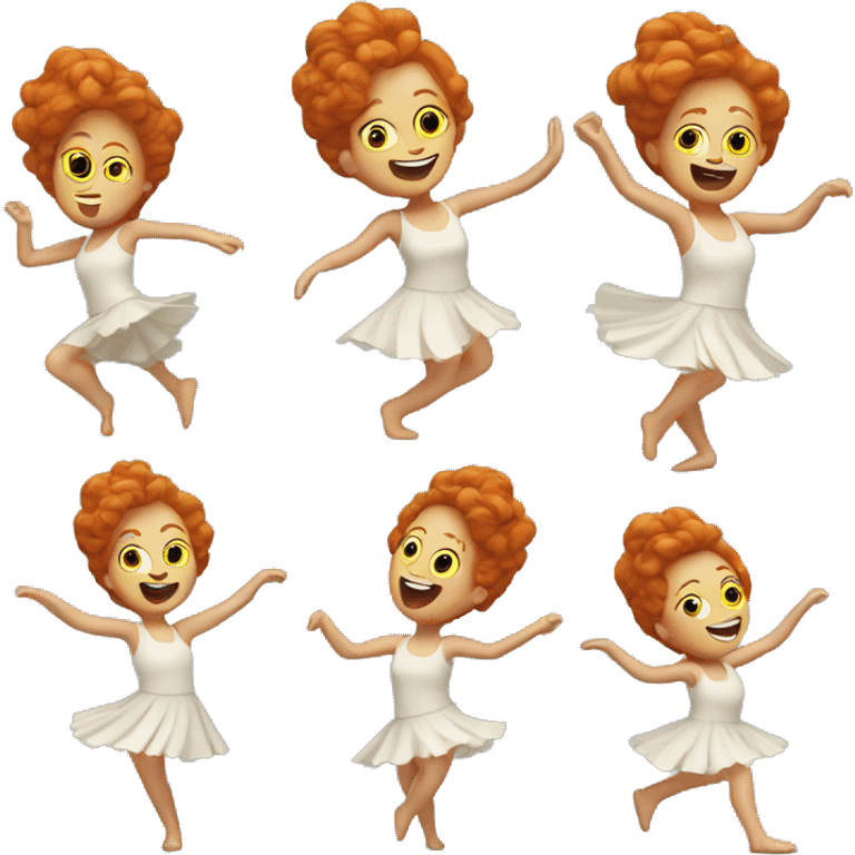 ginger dancing lady emoji