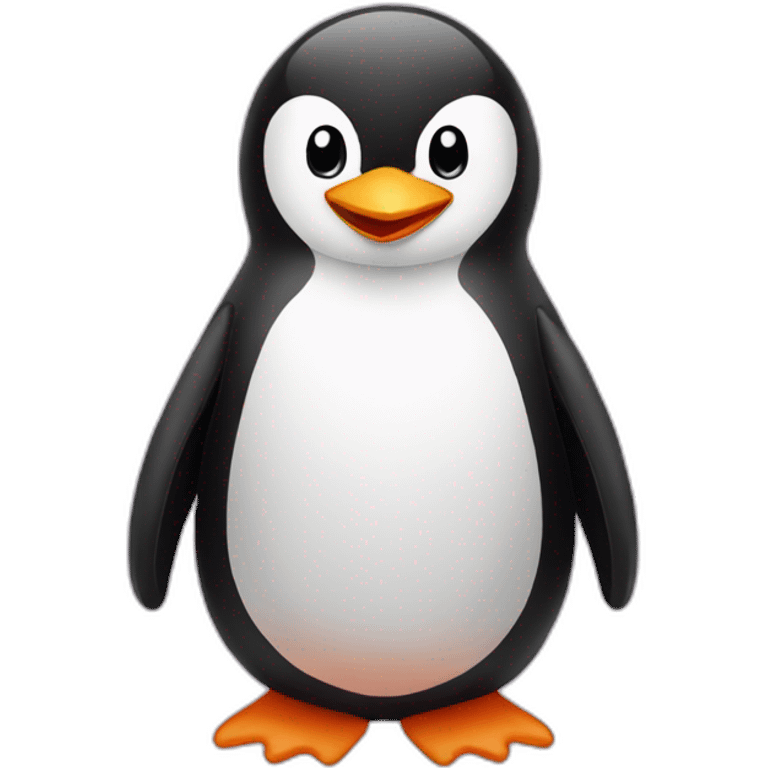 Penguin love emoji