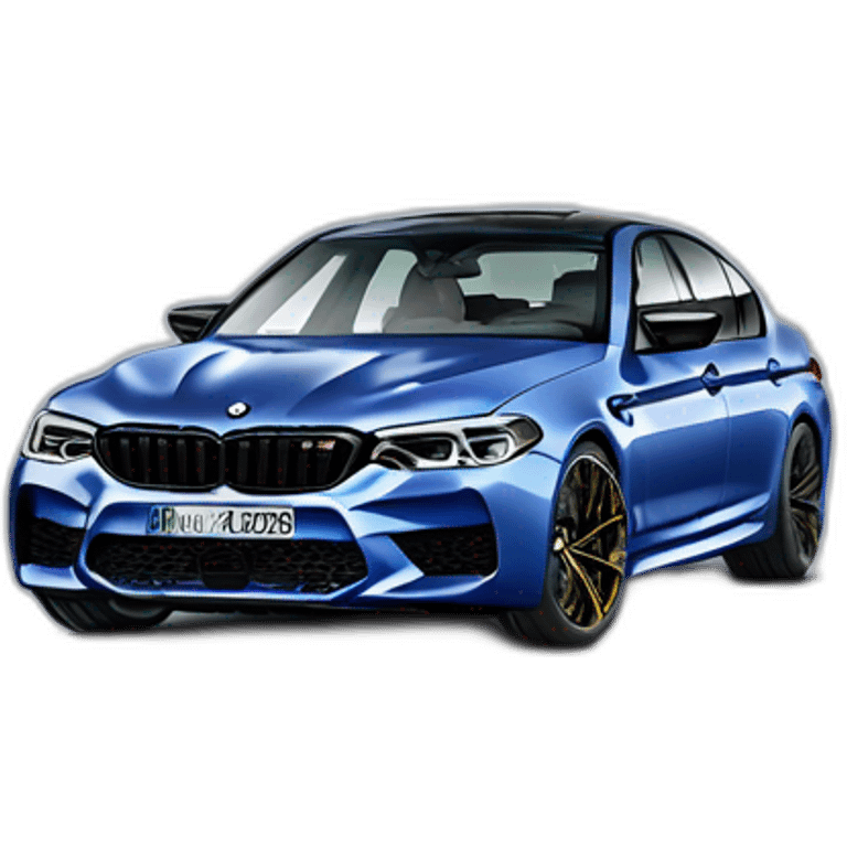 front view of BMW M5 F90 emoji