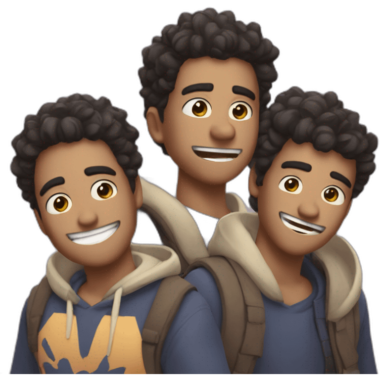 3 dudes on discord emoji