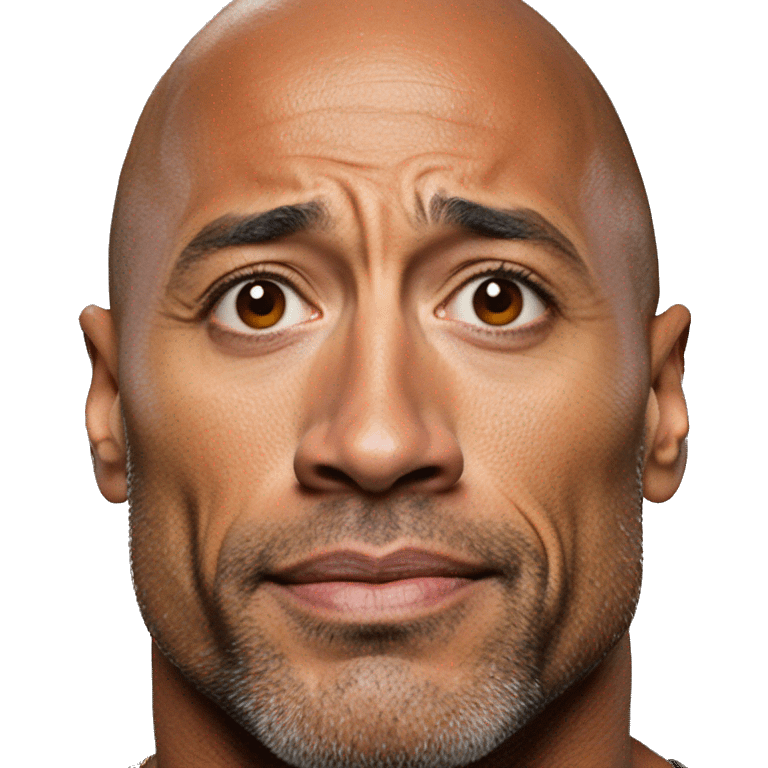 Dwayne Johnson eyebrow meme emoji