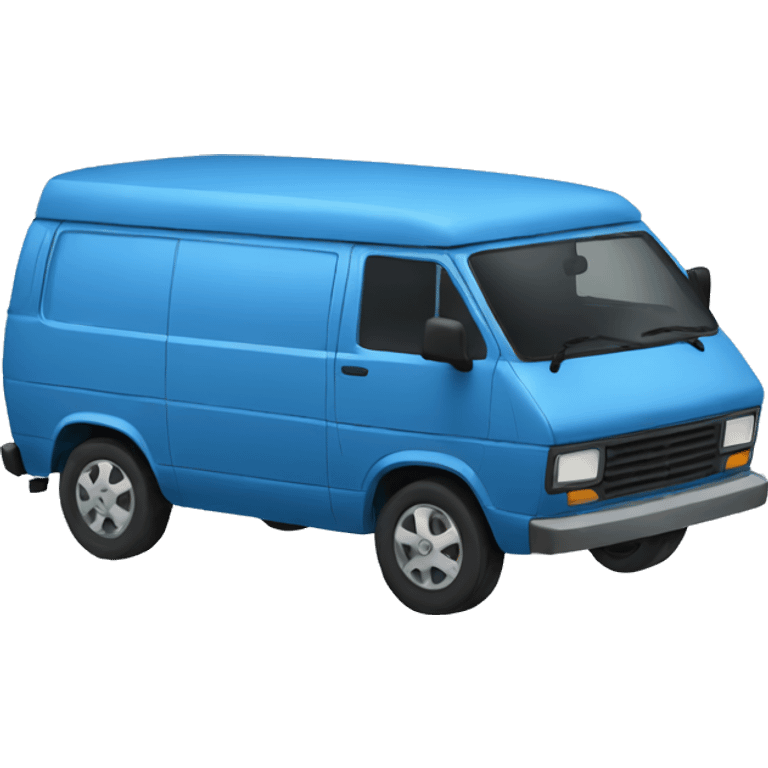 van blue emoji