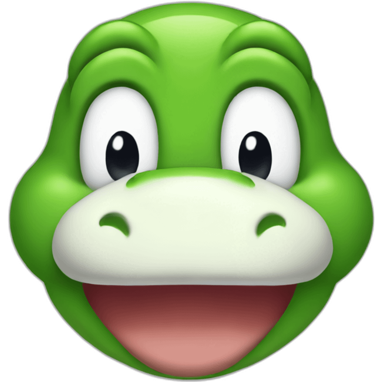 Yoshi face emoji