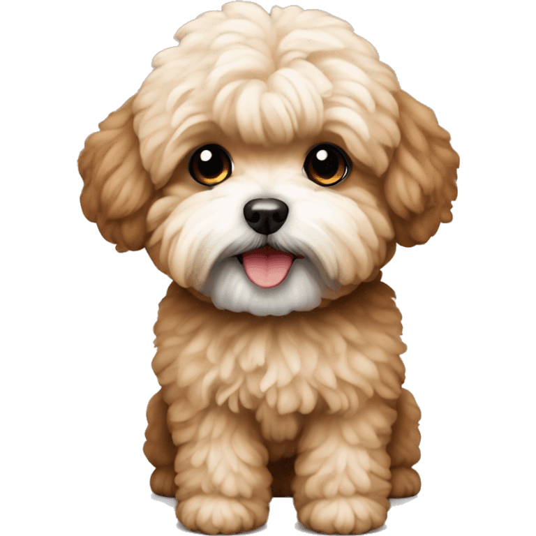 Maltipoo brown emoji