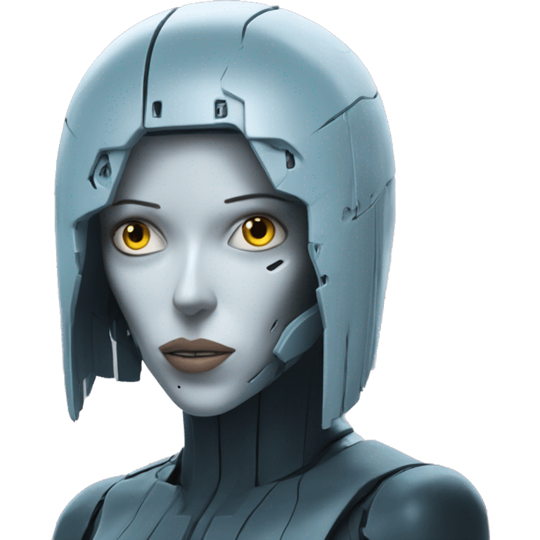 ghost in the shell cybernetic face emoji