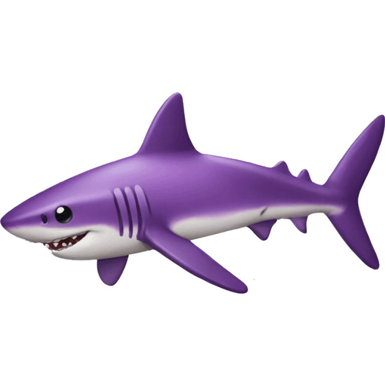 Purple shark  emoji