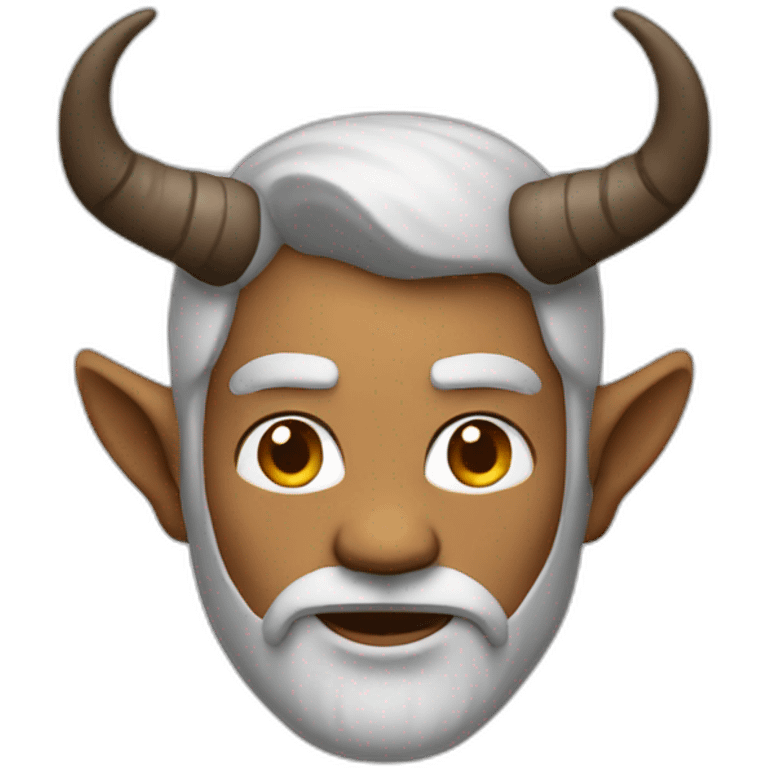 guy with horns bold emoji